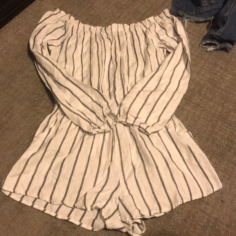 Off the shoulder romper